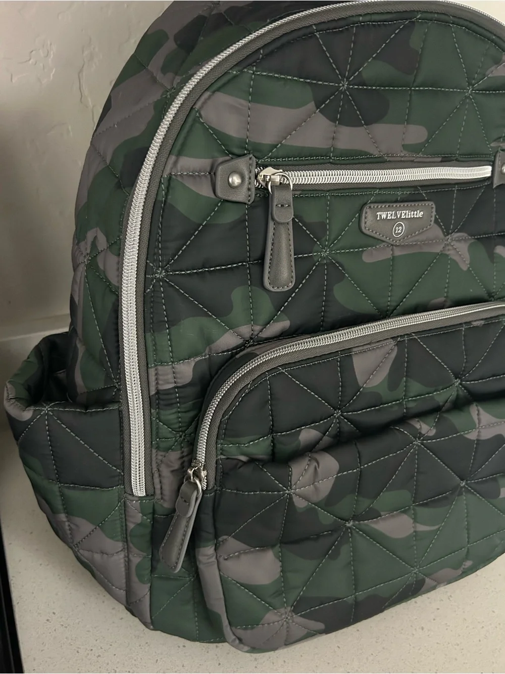 TwelveLittle Companion Diaper Bag Backpack Camouflage